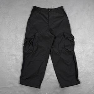 Niko And... Black Cotton and Nylon Blend Loose Fit Cargo Hiking Pants Women's M